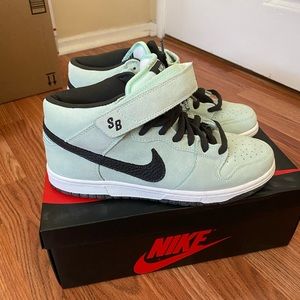 Nike SB Dunk Mid Pro Sea Crystal Mint Ice Green Sneaker 314383-301 Size US Men 8